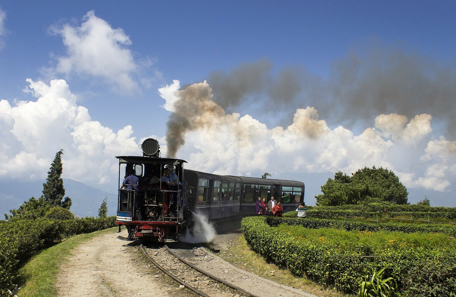 Rudra.Tours: Famous Mountain Train on the Darjeeling leg of our Northeast India Tour. 