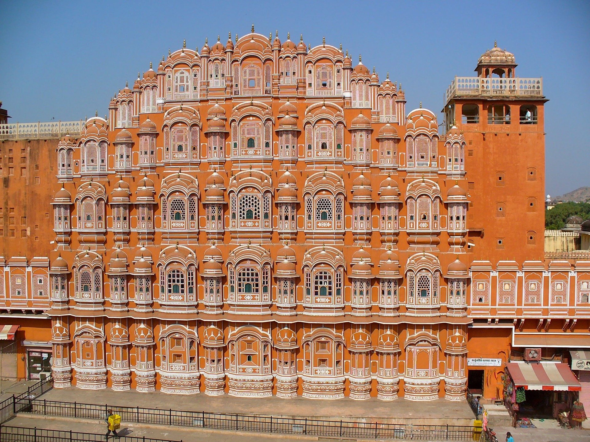 Rudra.Tours: Exquisite Palace of  Hawa Mahal on Jaipur leg of our 
Rajasthan Tour. 