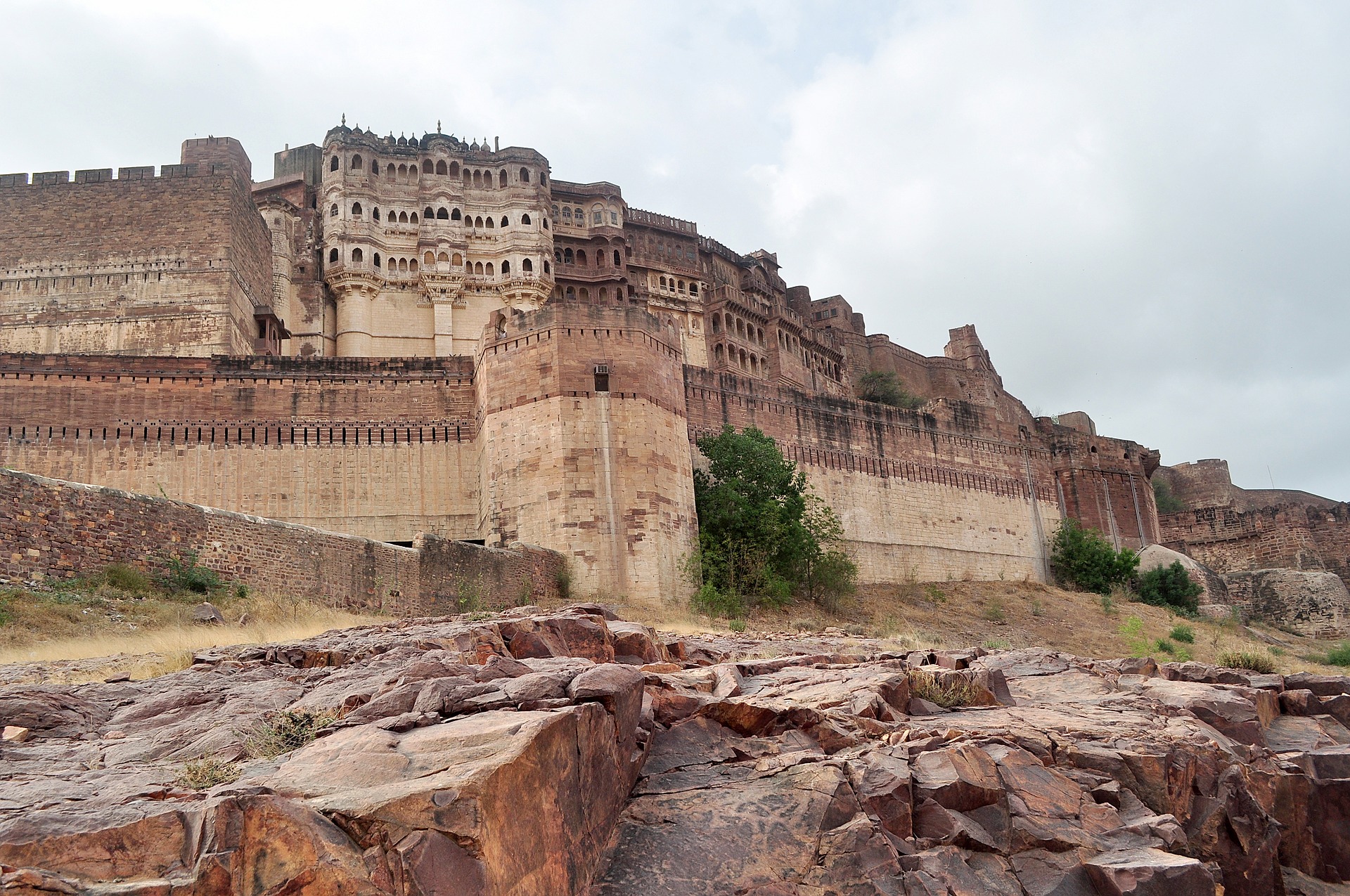 Rudra.Tours:Magnificent Mehrangarh Fort in Jodhpur as part of our Rajasthan Tour . 