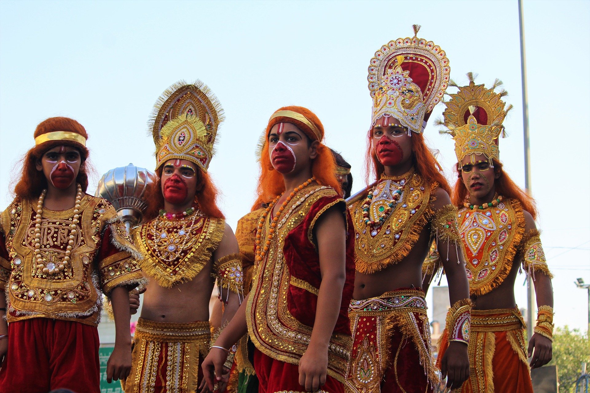 Rudra.Tours: Ramleela i Ayodhya the city of Hindu God Rama  in our Varanasi Tour. 